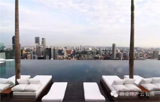 新加坡濱海灣金沙最貴屋頂泳池