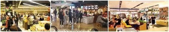 客流集中層——集客業(yè)態(tài)及地鐵或下沉式廣場(chǎng)入口，客流尤其集中