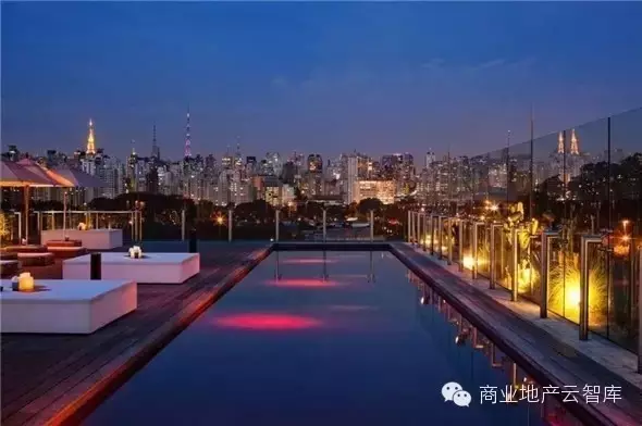 巴西圣保羅唯一屋頂泳池