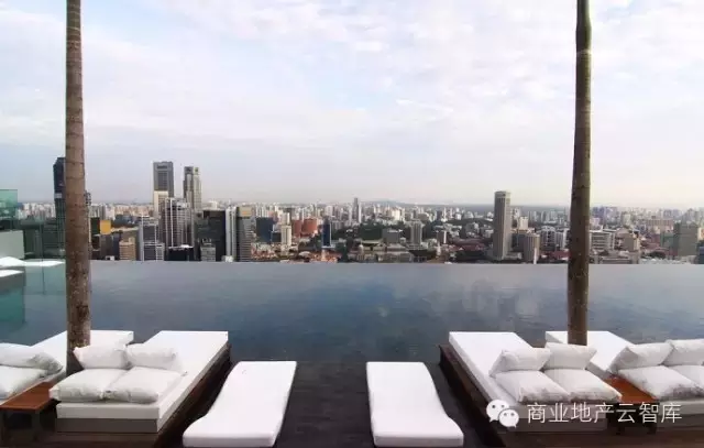 新加坡濱海灣金沙最貴屋頂泳池
