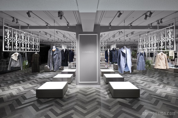 日本東京 COMPOLUX 服裝店設(shè)計(jì)