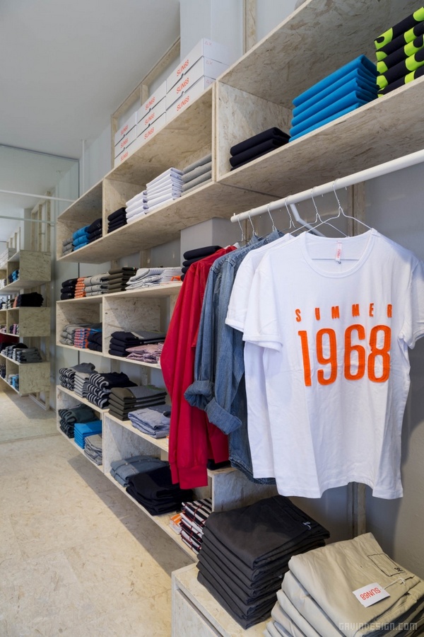 意大利 SUN68 服裝店設計